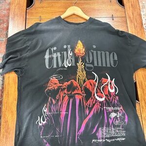 Black Graphic Tee